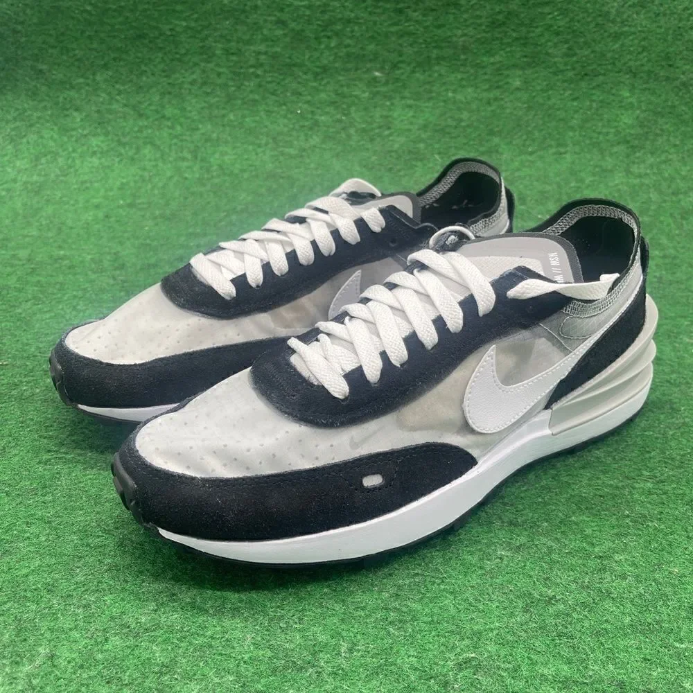 Nike Waffle One SE White Black Gray Fog Sneakers DD8014-004 Mens Size